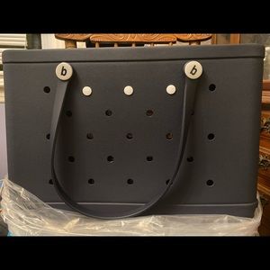 Large original navy bogg bag “you NAVY me crazy”